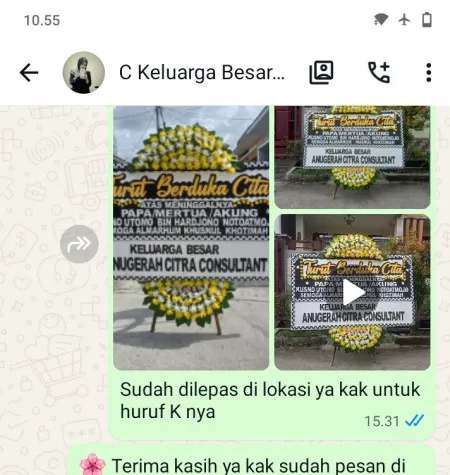 Pengiriman Papan Bunga Duka Rumah Duka Rs Husada