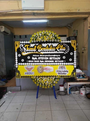 Papan Bunga di Rumah Duka Rs Husada